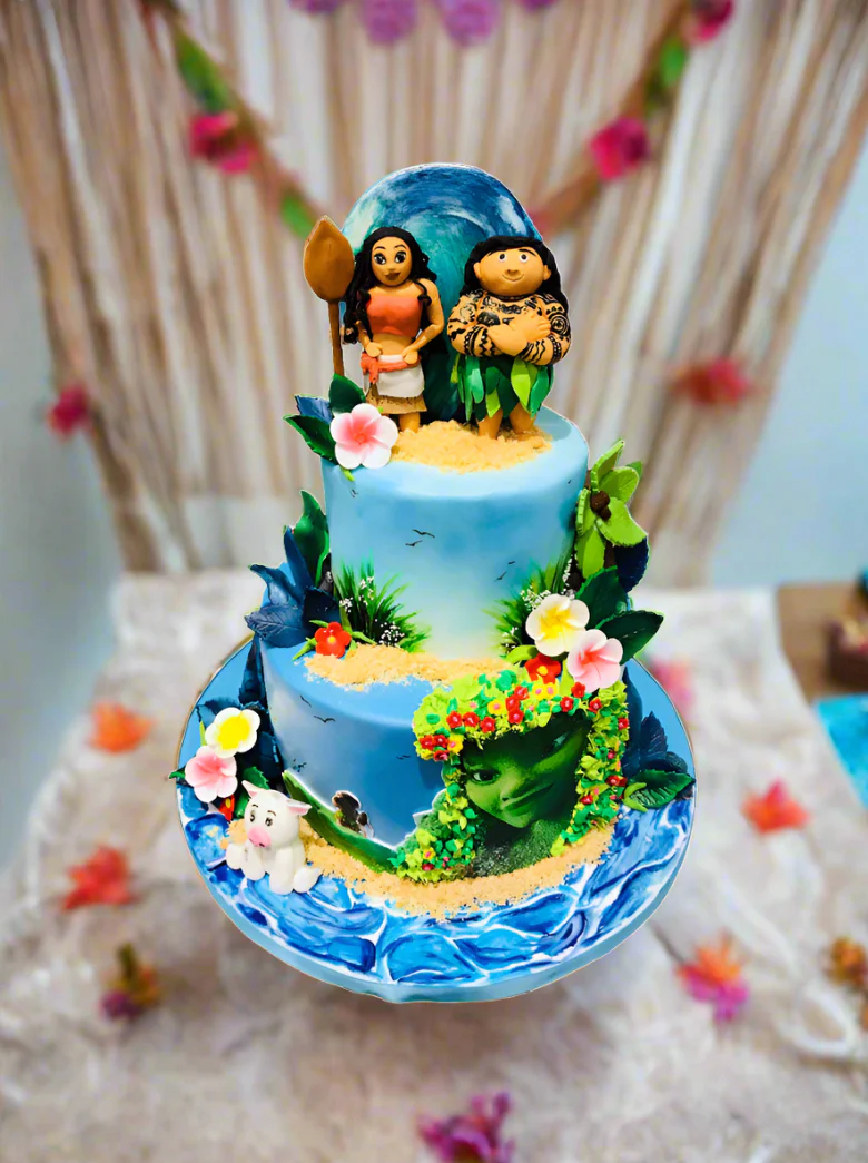 Moana Tiered Cake - Image 2