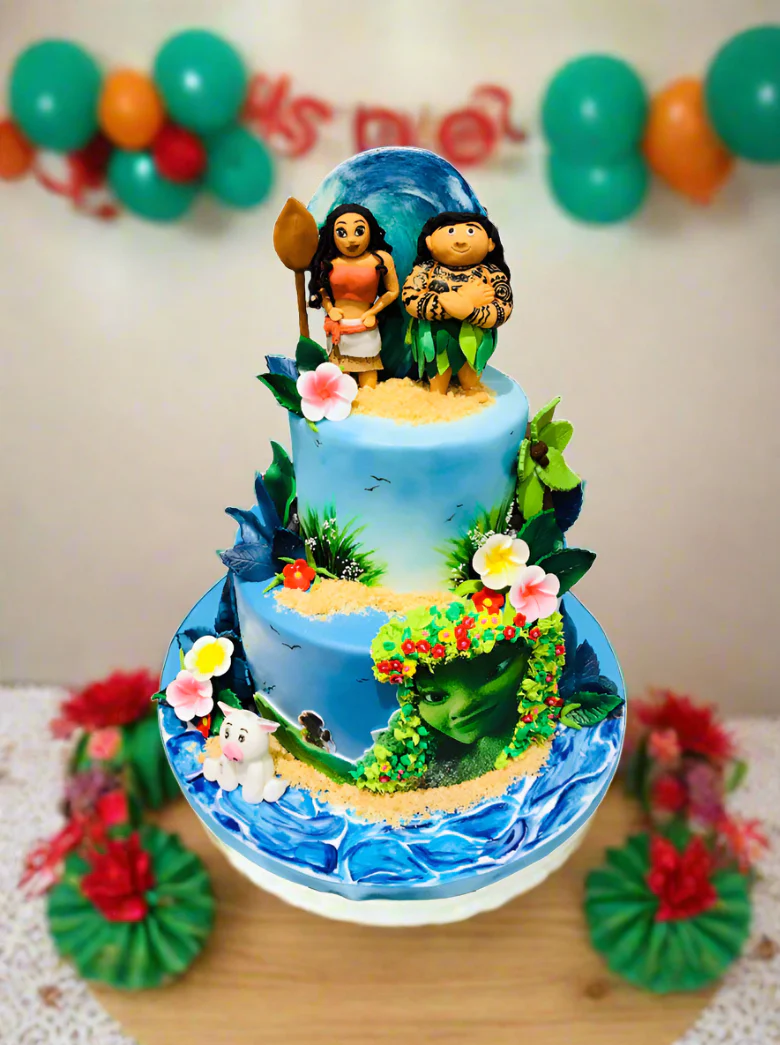Moana Tiered Cake - Image 4
