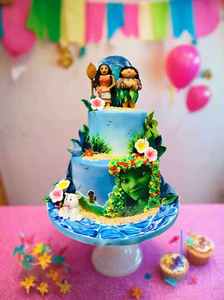 Moana Tiered Cake - Image 6