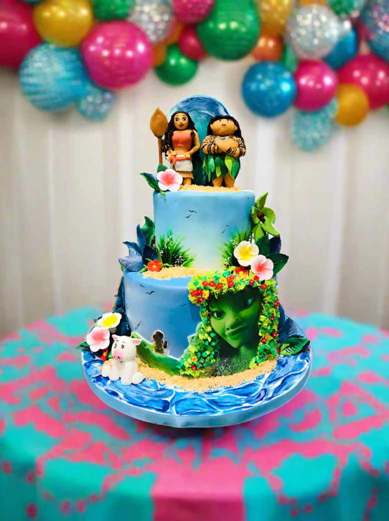 Moana Tiered Cake - Image 7