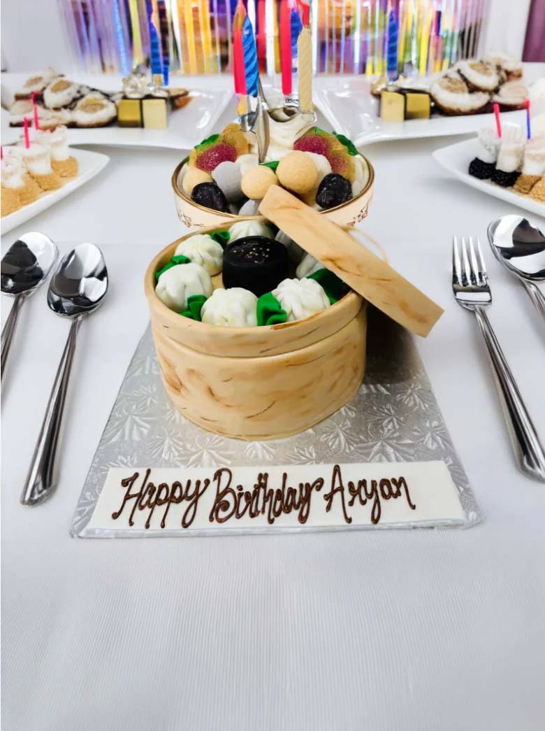 Dumplings Fondant Cake - Image 4