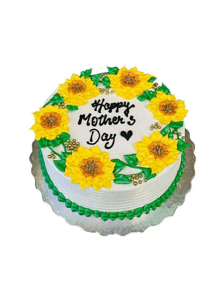 Yellow Blossom Mothers Day Cake - Image 4