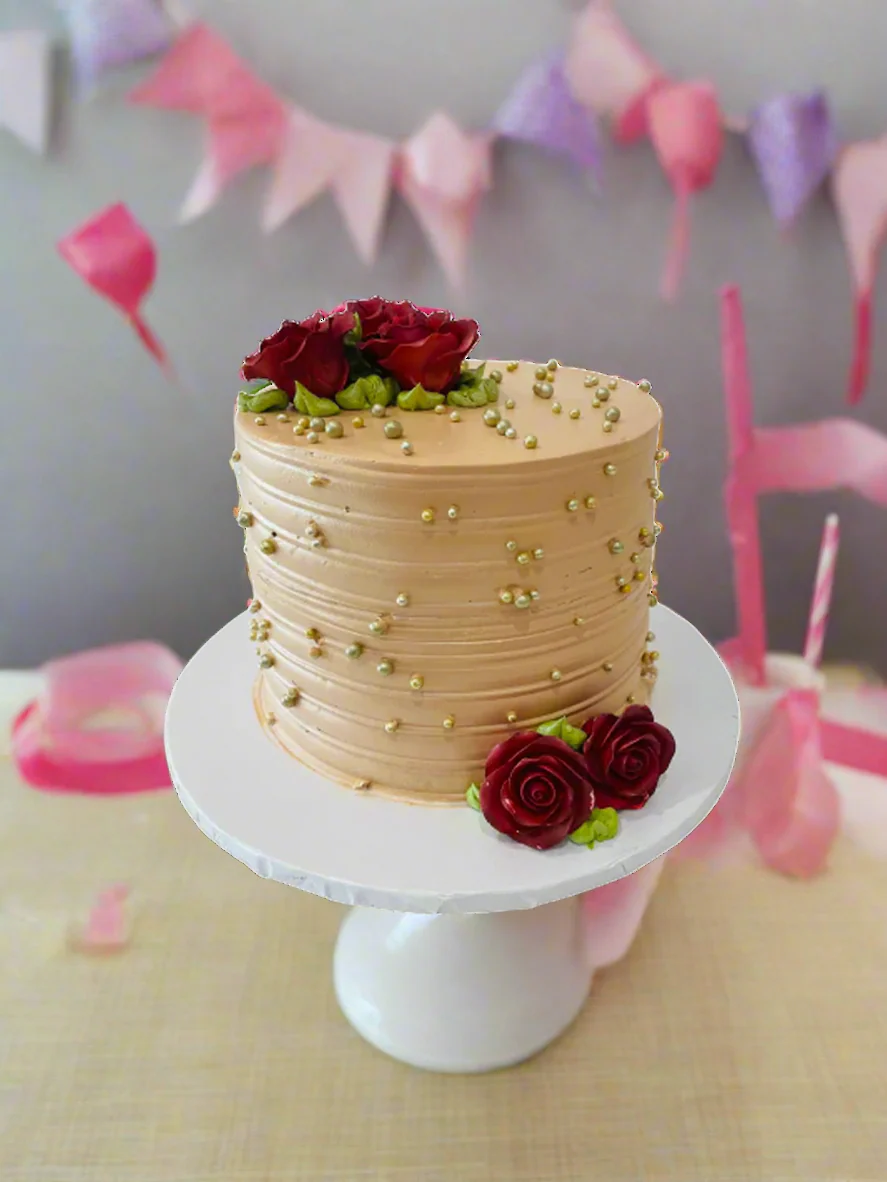 Muskaan Floral Cake - Image 2
