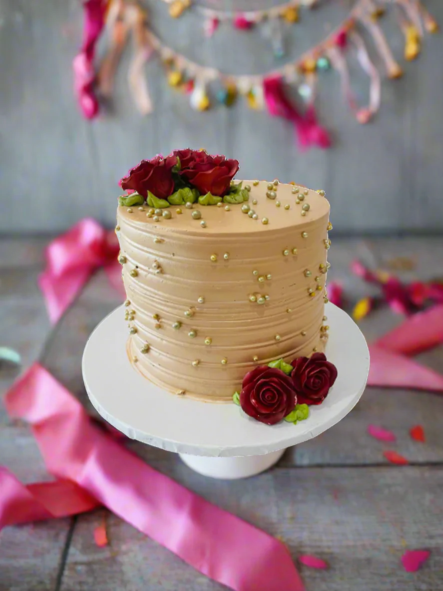 Muskaan Floral Cake - Image 3