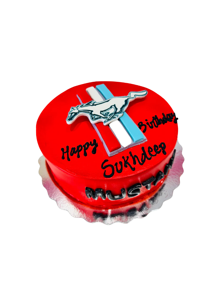 Mustang Red Cream Cake