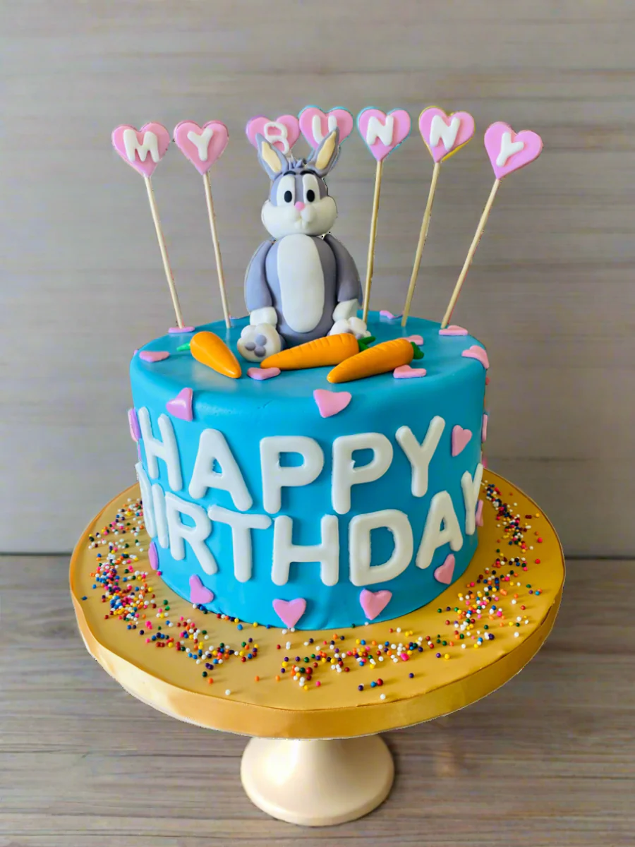 My Bunny Fondant Cake - Image 4