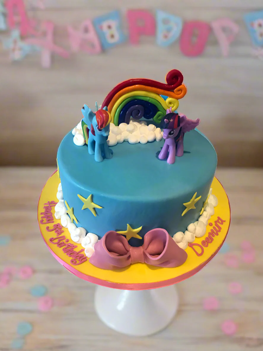 My Little Pony Fondant Cake - Image 2