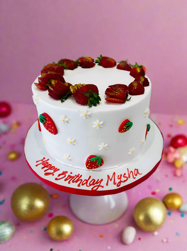 Mysha Strawberry Cake - Image 3
