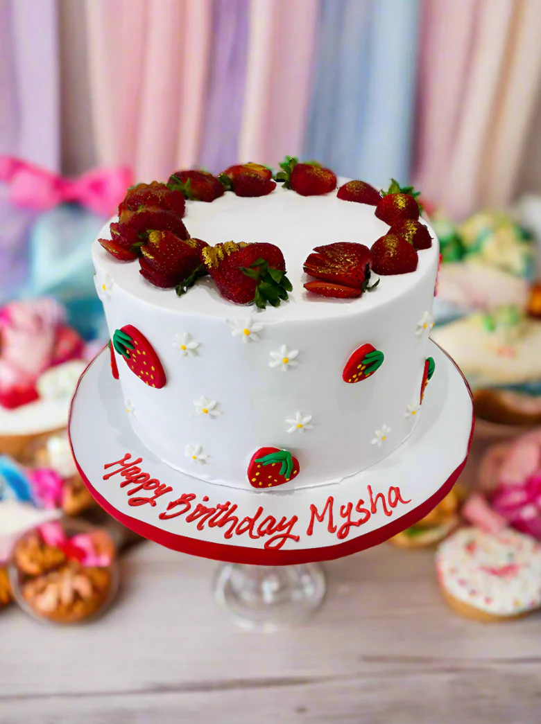 Mysha Strawberry Cake - Image 4