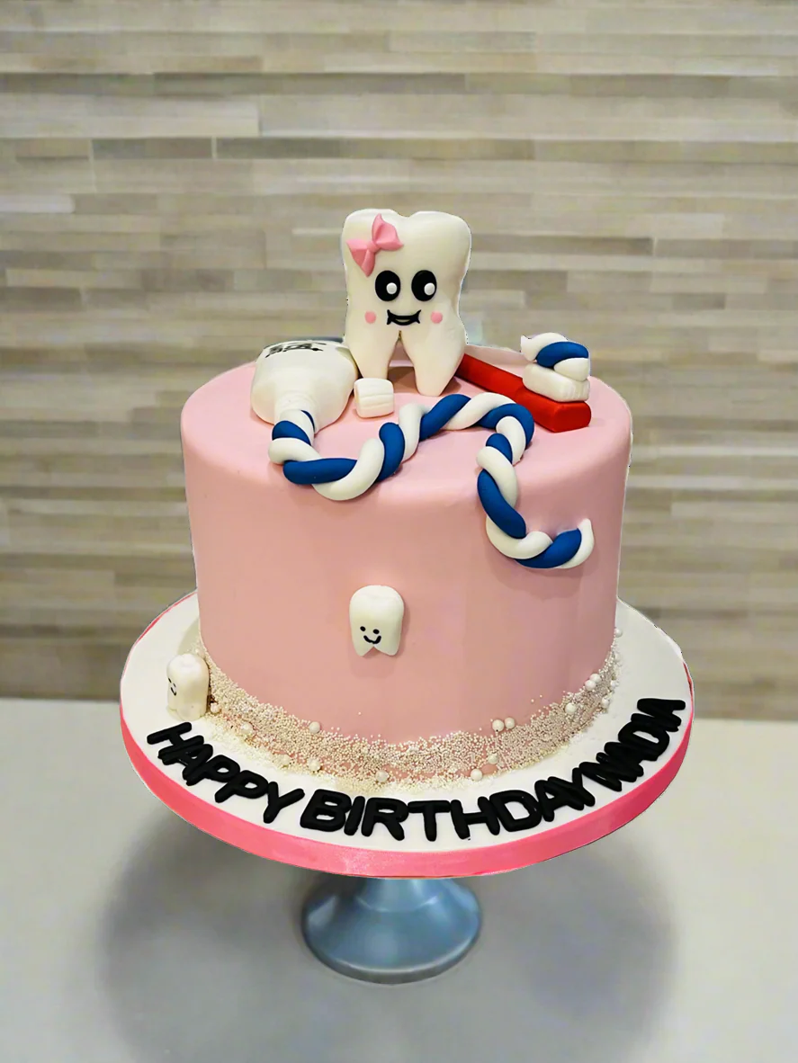 Nadia Dental Fondant Cake - Image 2