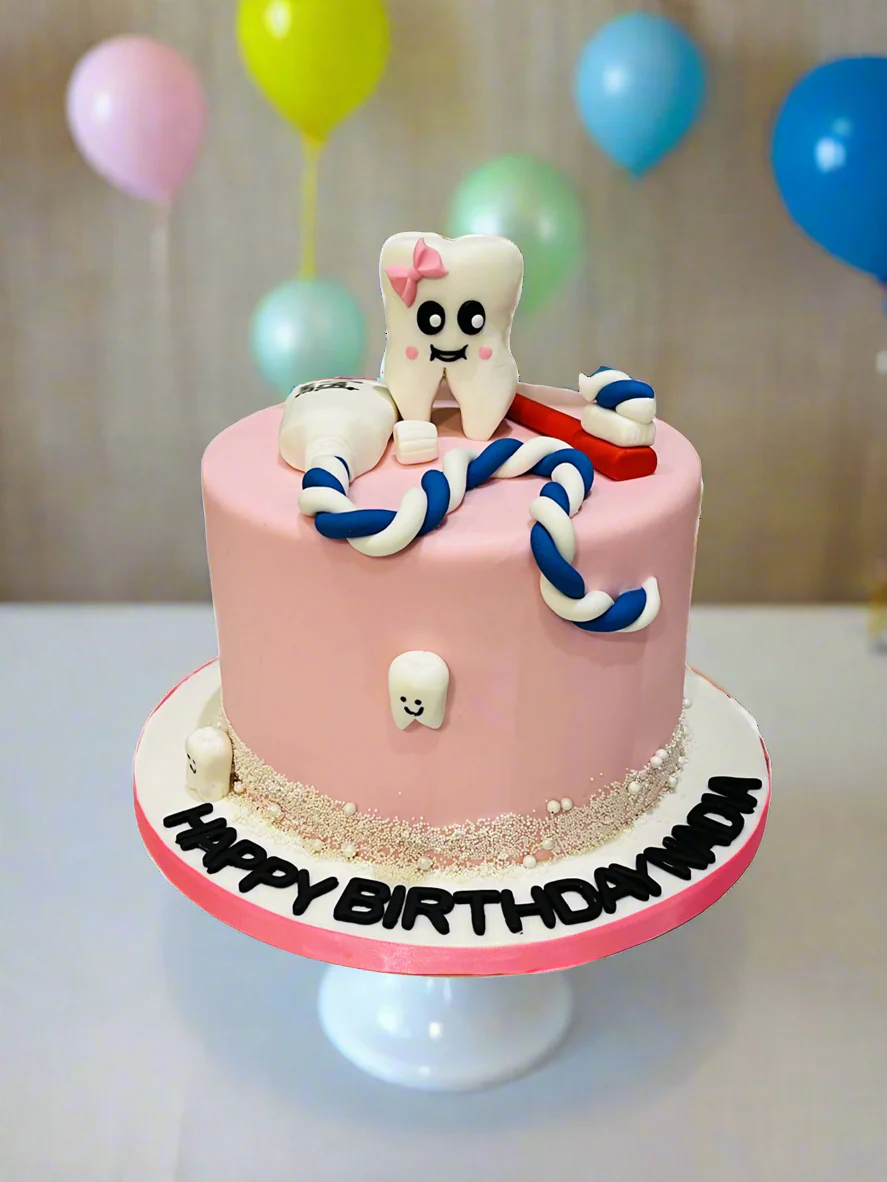 Nadia Dental Fondant Cake - Image 3