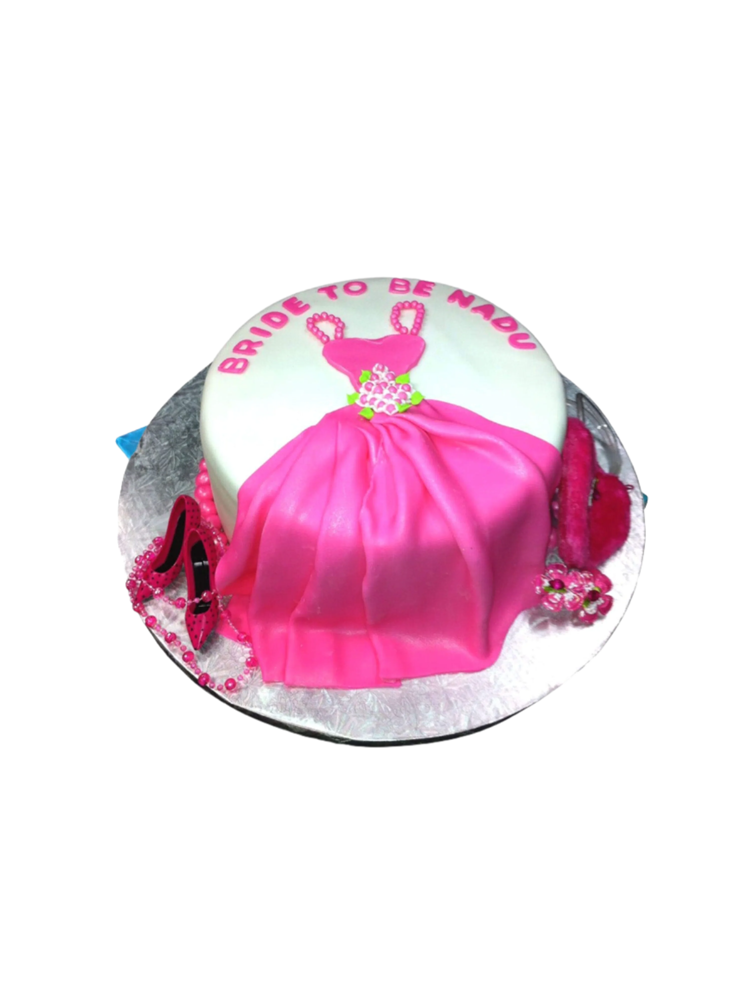 Nadu Bridal Shower Fondant Cake - Image 3