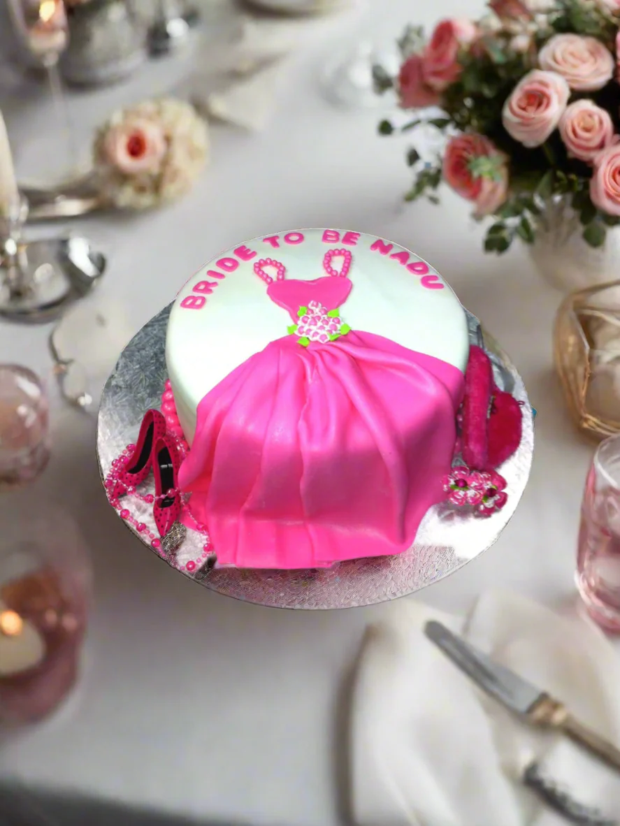Nadu Bridal Shower Fondant Cake - Image 4