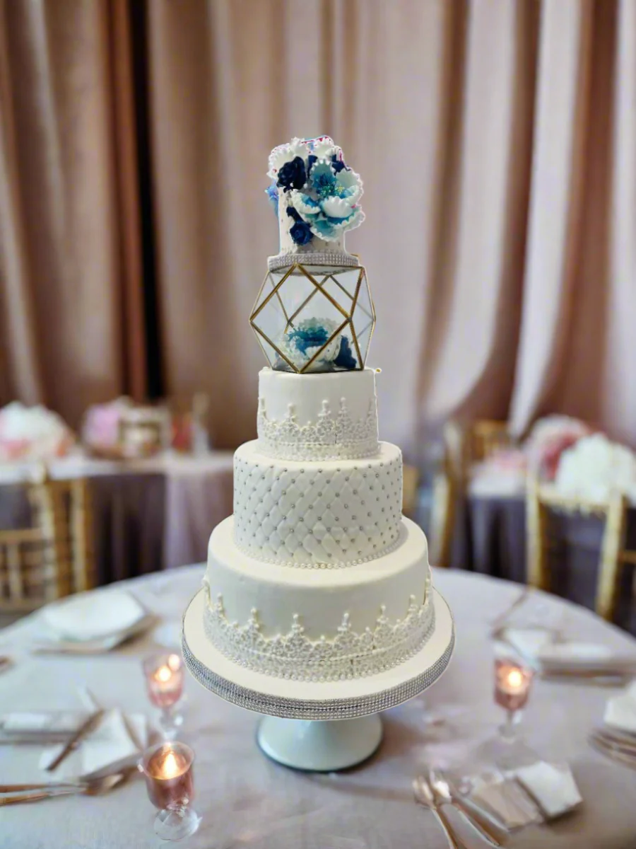 Natalia Fondant Wedding Cake - Image 3