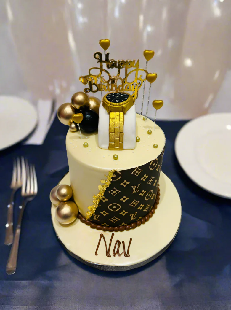 Nav LV Fondant Cake - Image 2