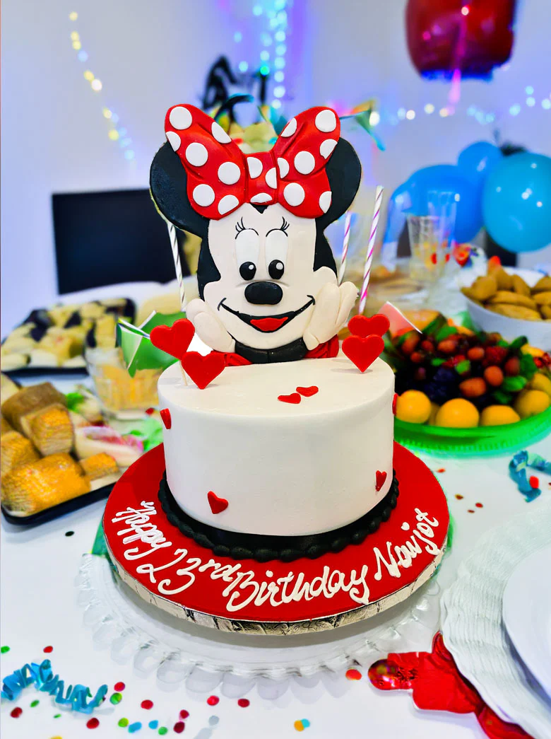 Navjot Minnie Birthday Cake - Image 3