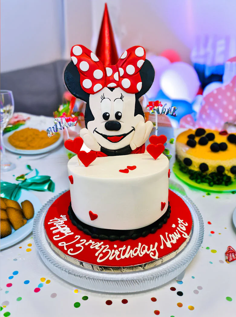 Navjot Minnie Birthday Cake - Image 4