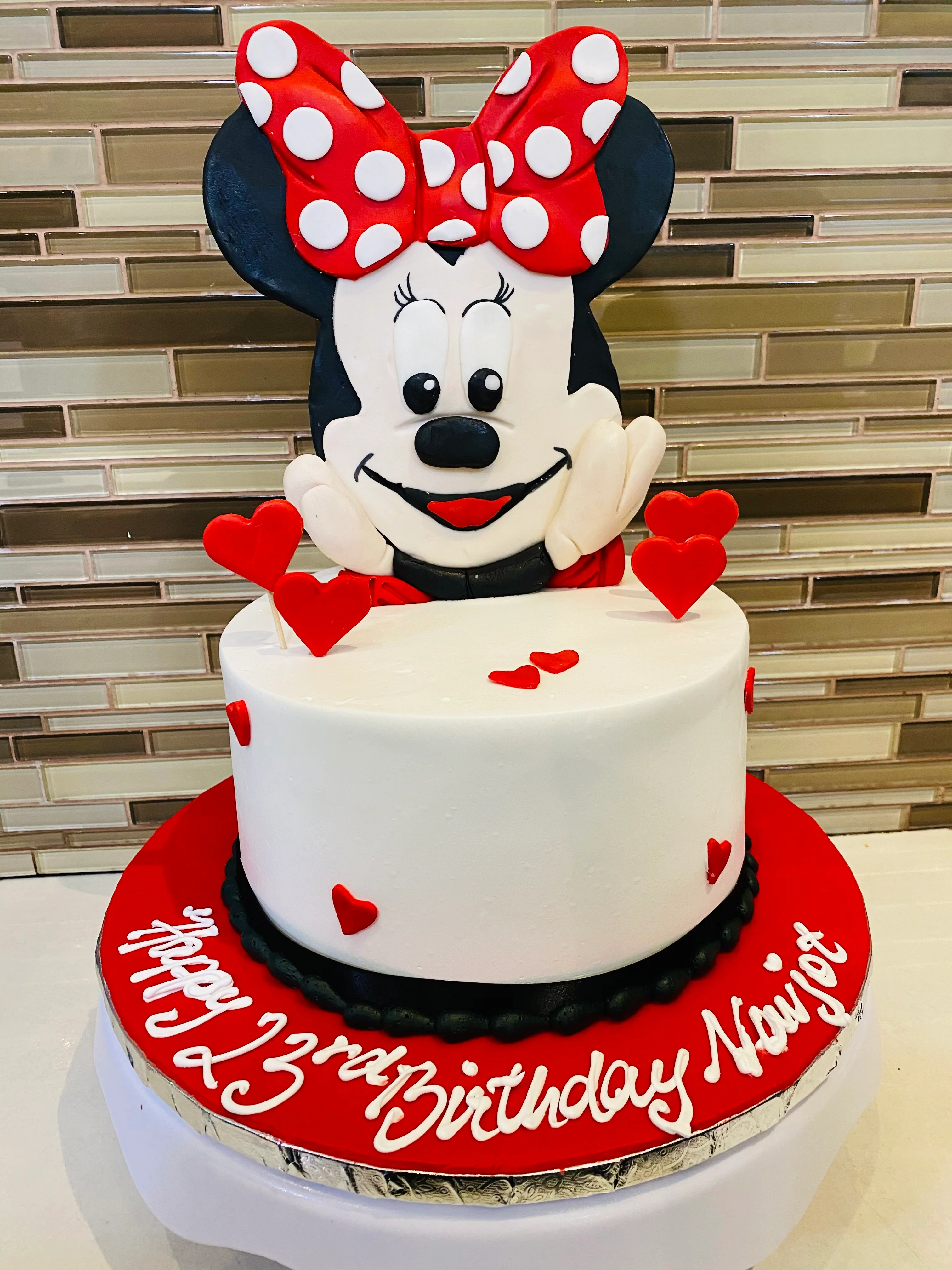 Navjot Minnie Birthday Cake - Image 6