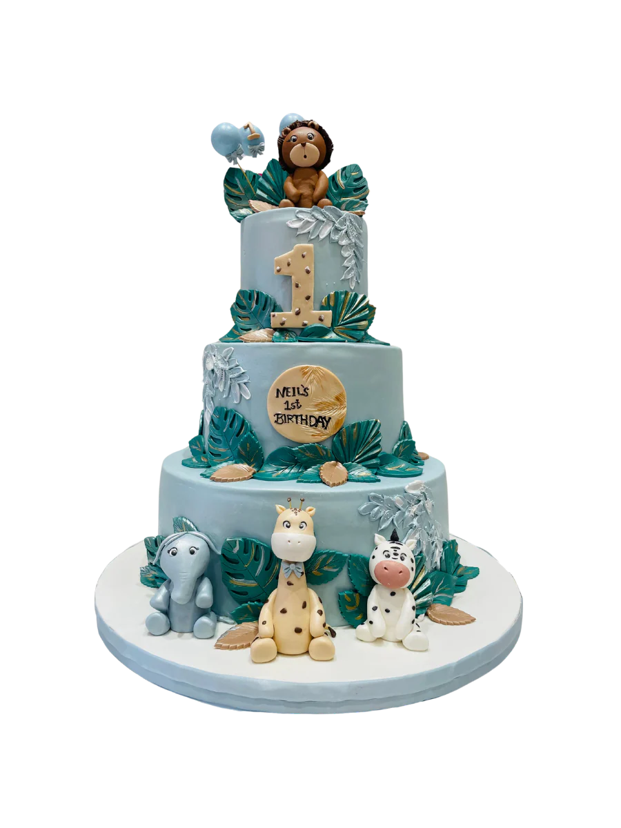 Neil Jungle Fondant Cake