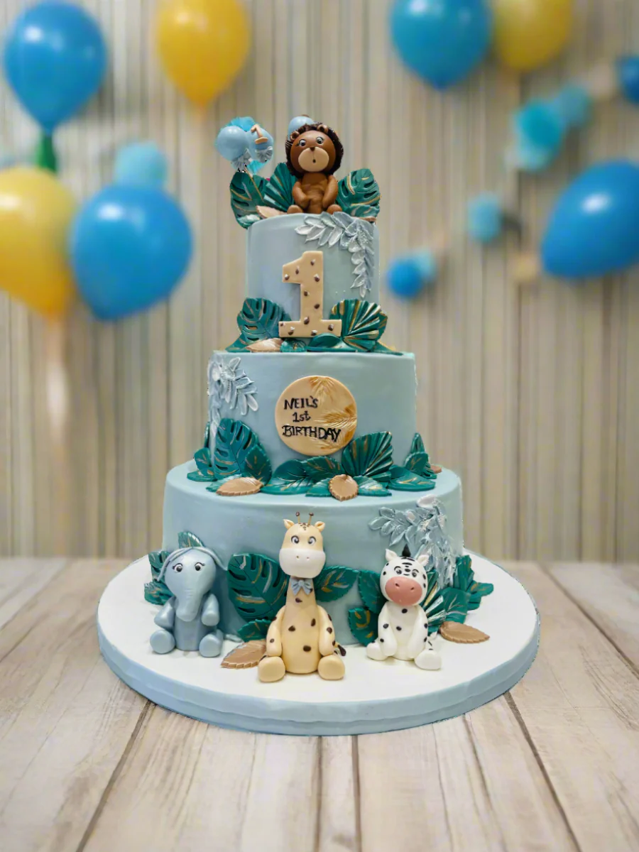 Neil Jungle Fondant Cake - Image 2