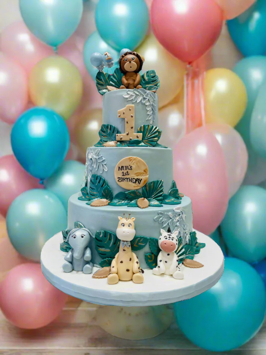 Neil Jungle Fondant Cake - Image 3