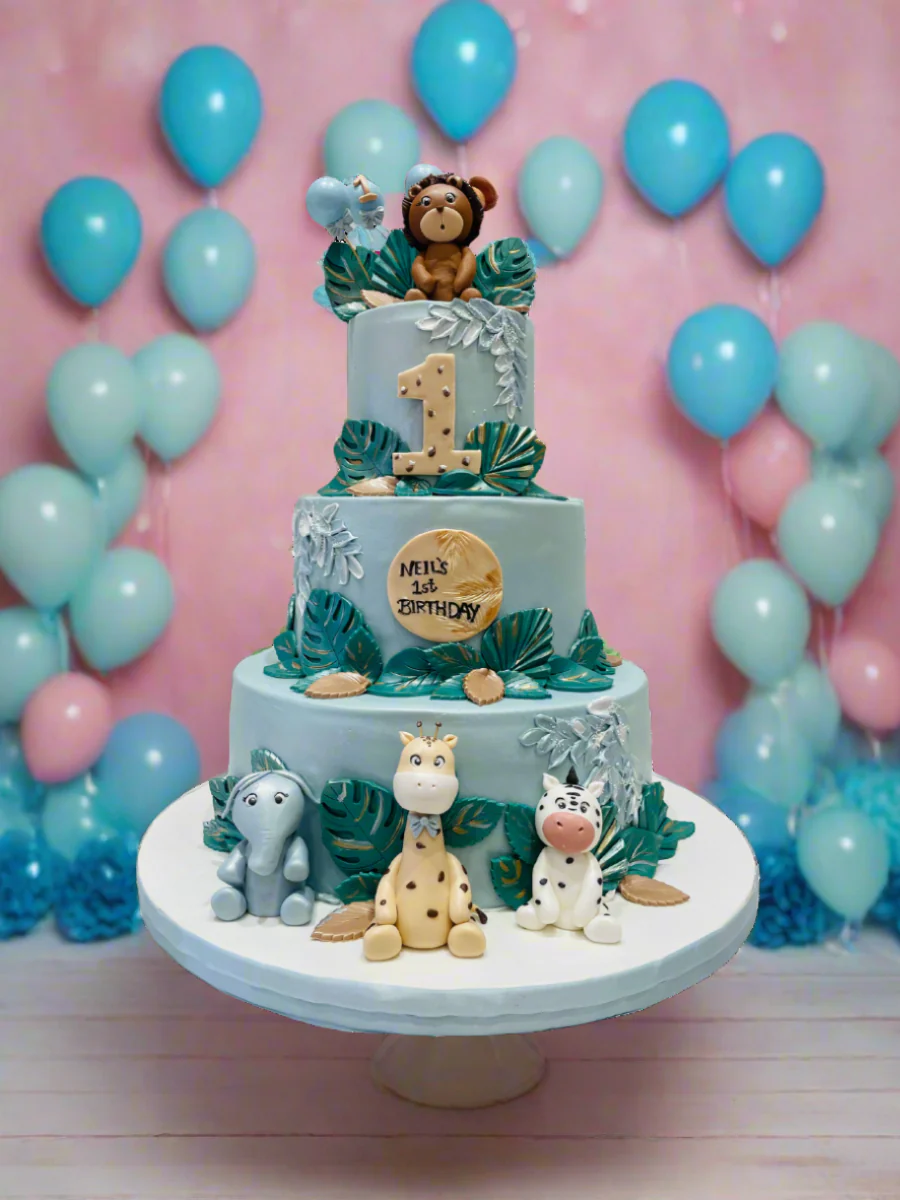 Neil Jungle Fondant Cake - Image 4