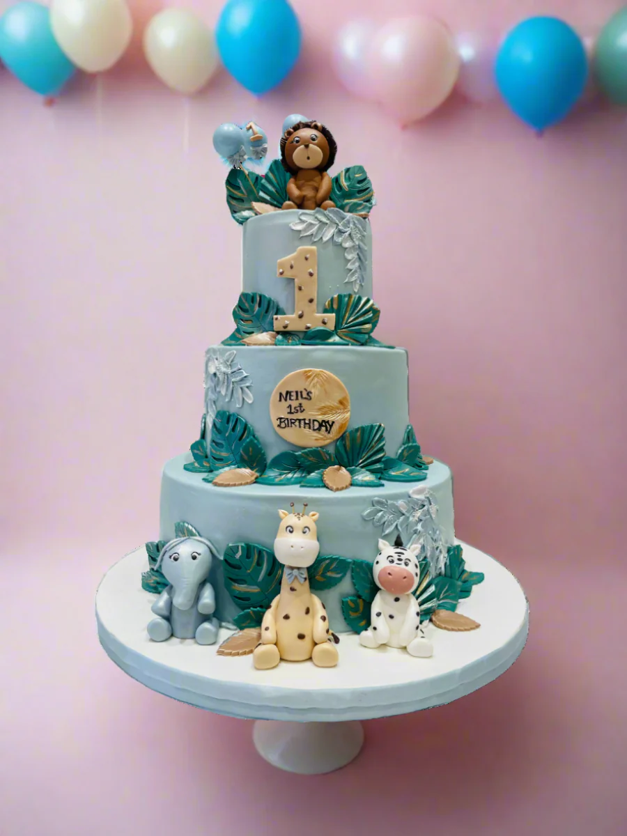 Neil Jungle Fondant Cake - Image 5