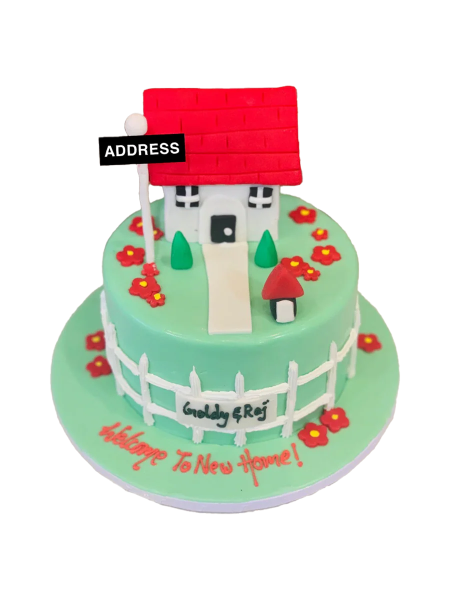 New House Fondant Cake