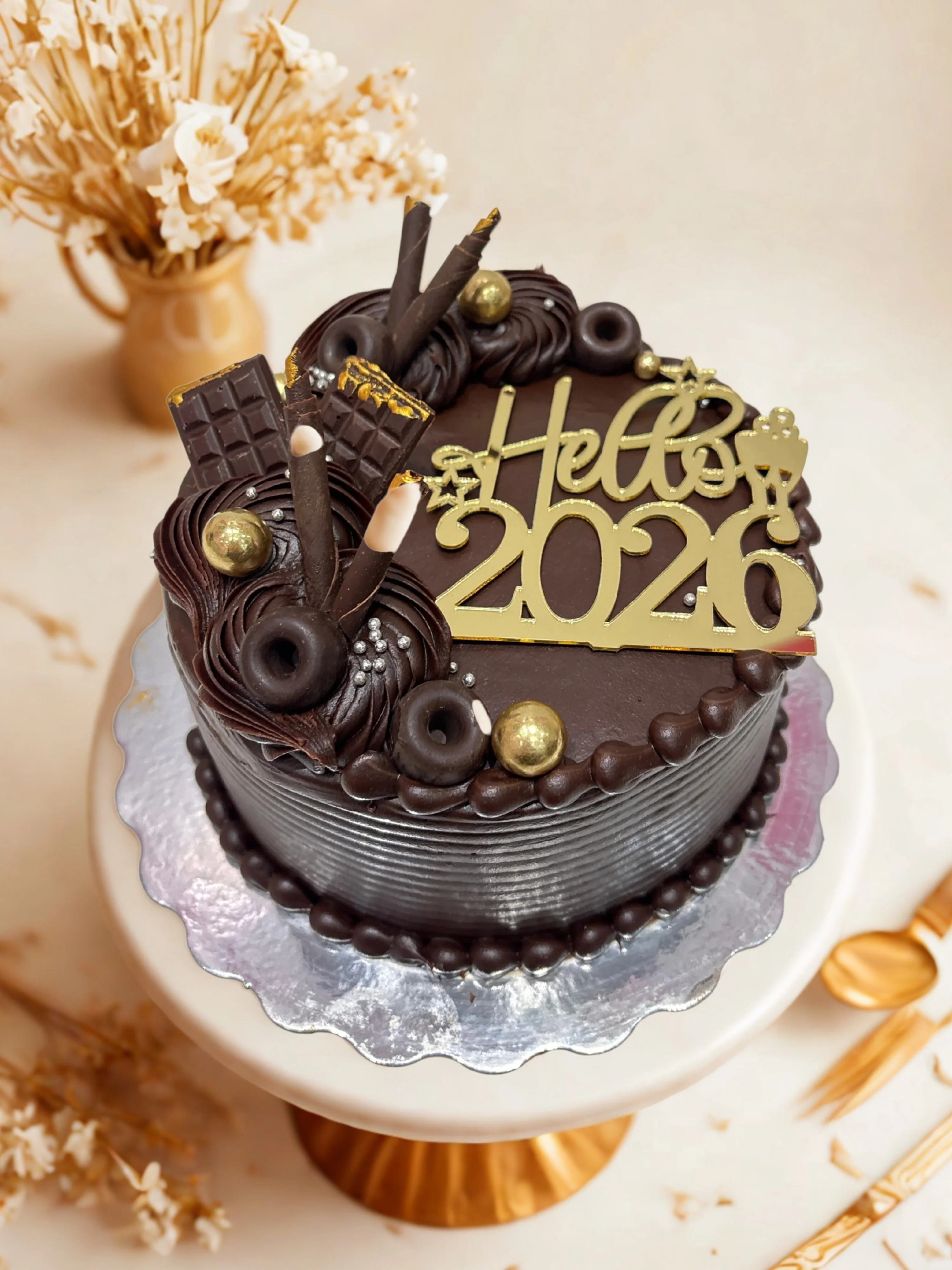 New Year Truffle Choco Cake - Image 2