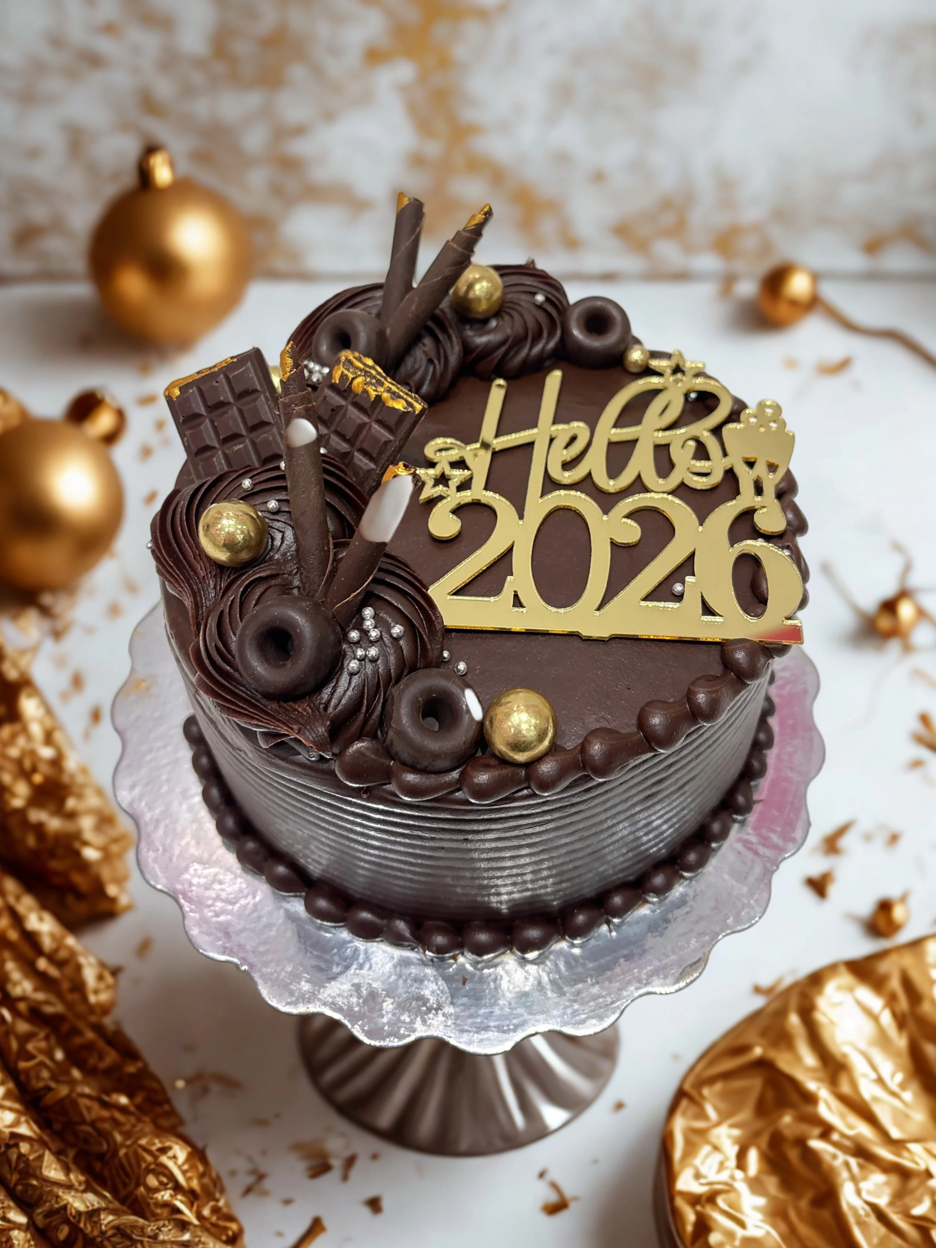 New Year Truffle Choco Cake - Image 3