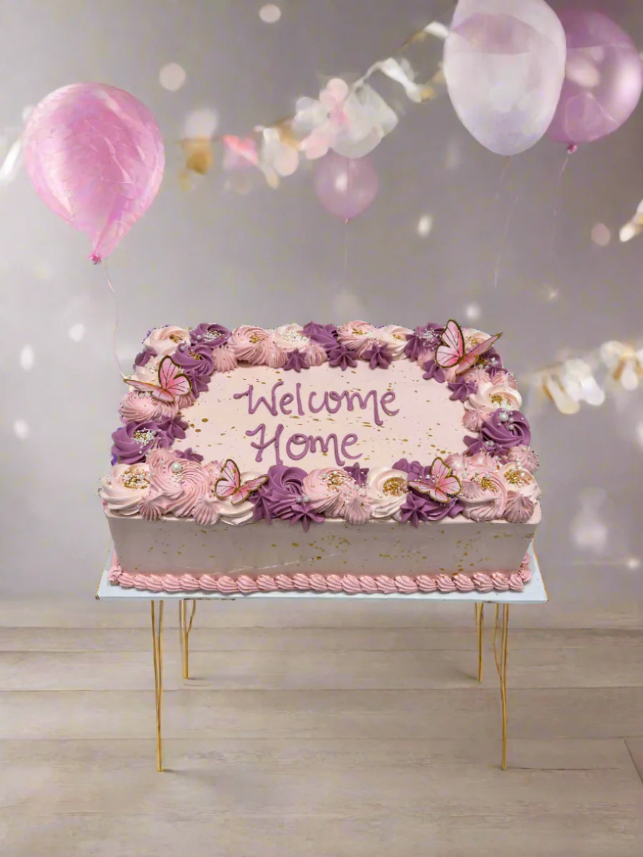 Nia Flower Cream Cake - Image 6