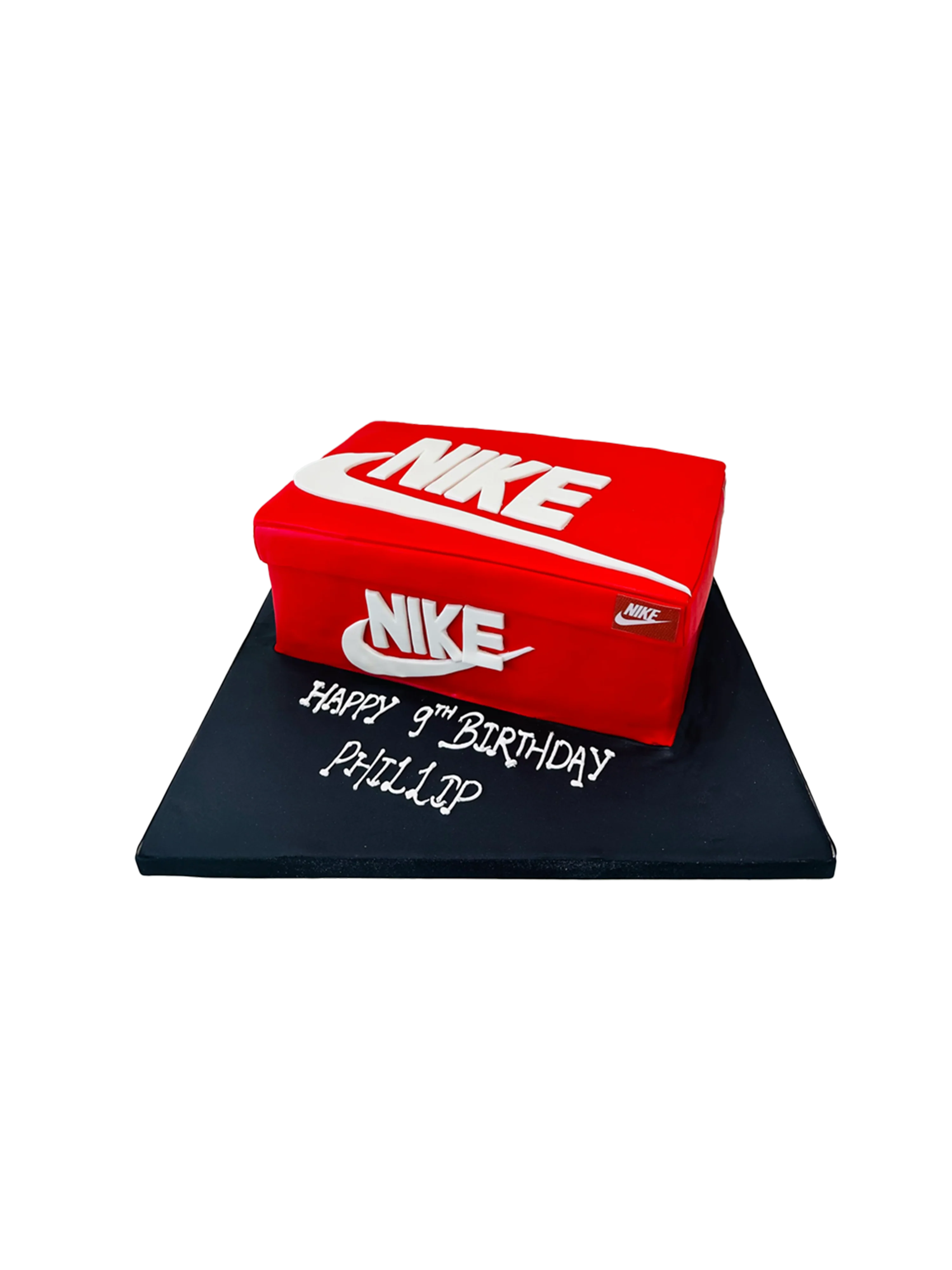 Nike Shoe Box Molded Fondant Cake