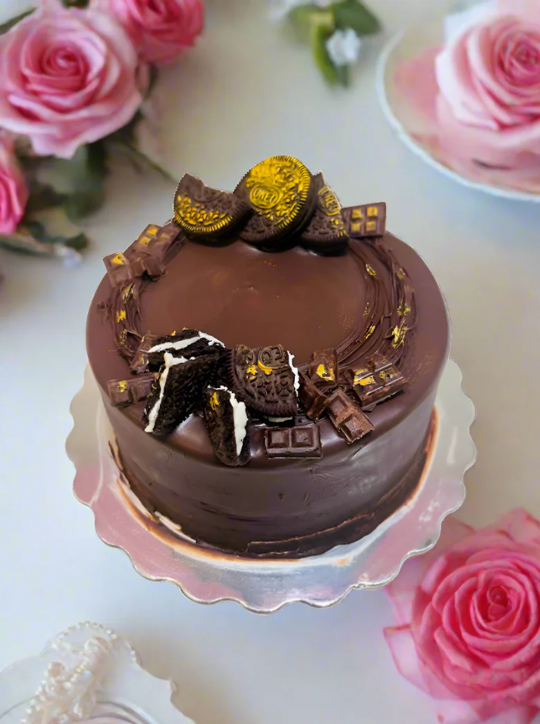 Nisha Chocolate Birthday Cake - Image 3
