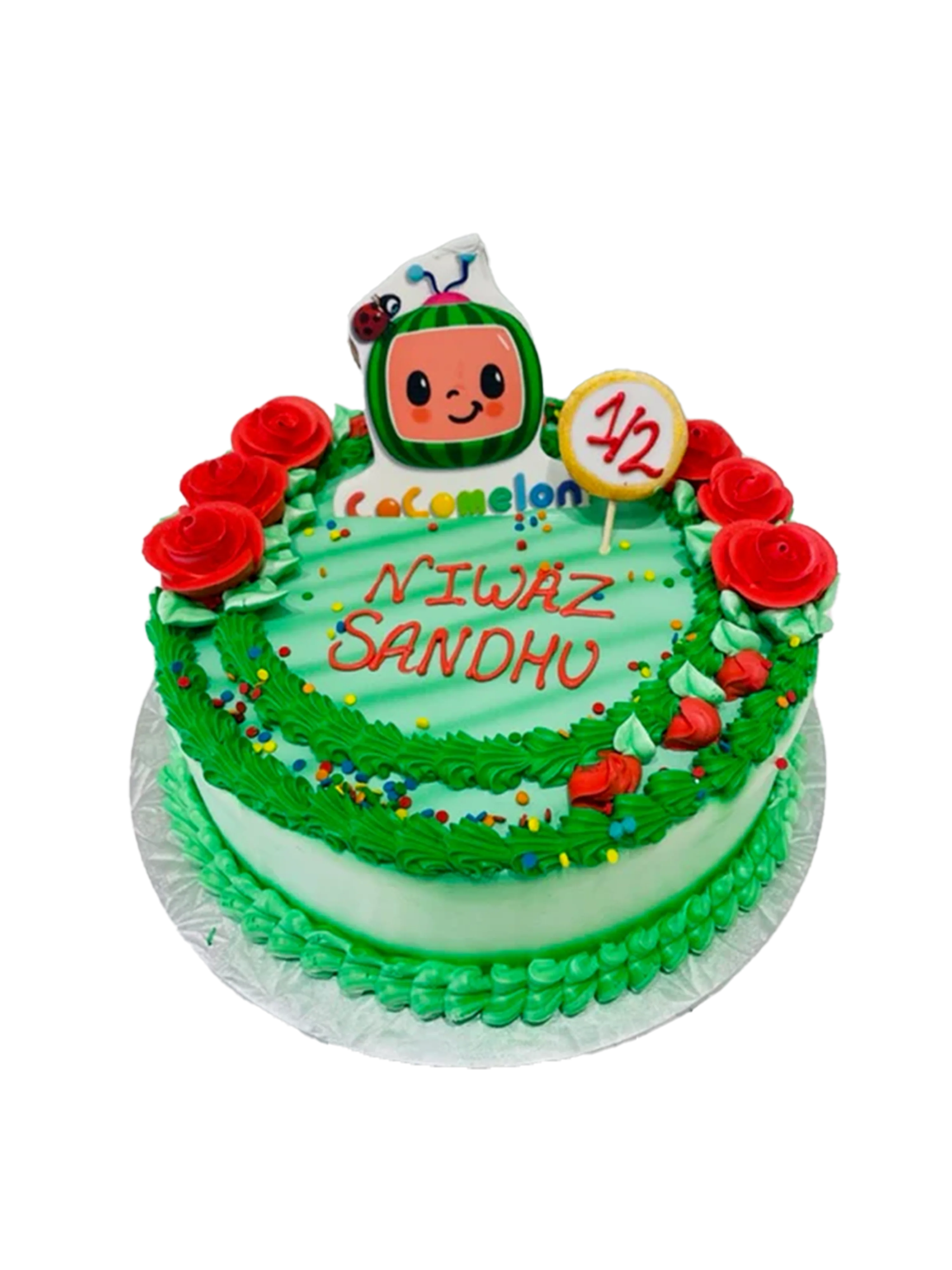 Niwaz Cocomelon Birthday Cake