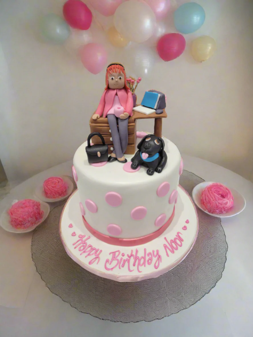 Noor Desk Fondant Cake - Image 2