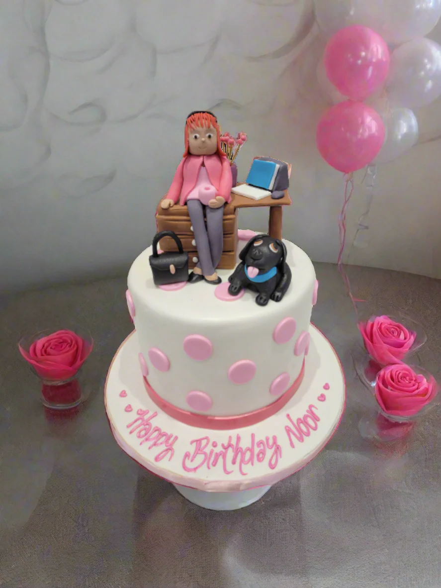 Noor Desk Fondant Cake - Image 3