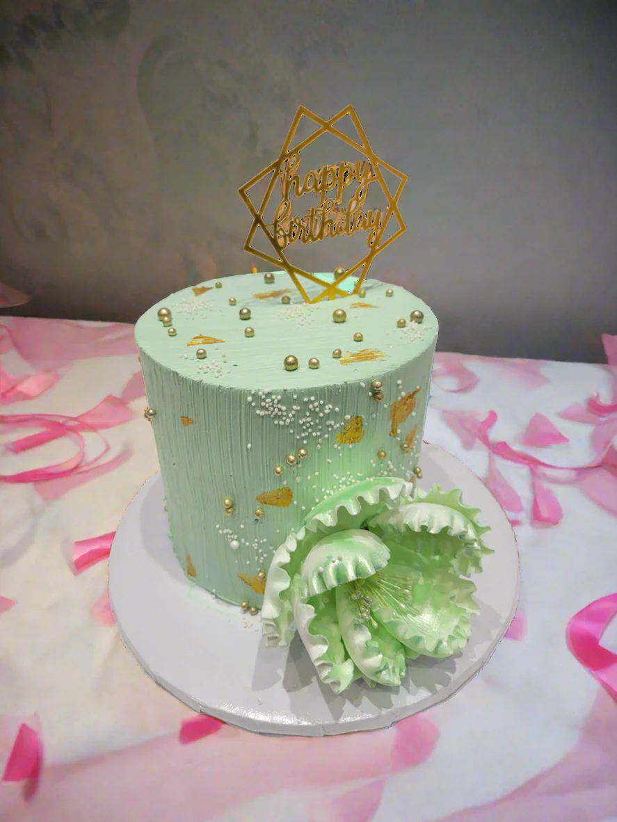 Nora Cream Birthday Cake - Image 2