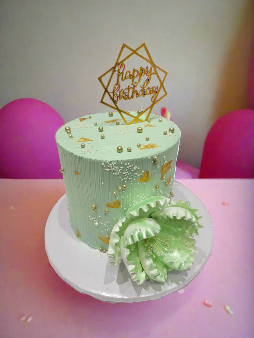 Nora Cream Birthday Cake - Image 3