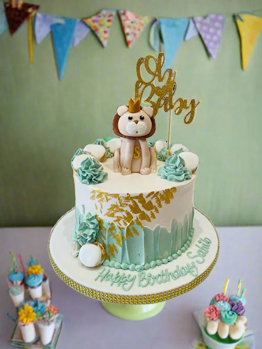 Oh Baby Animal Birthday Cake - Image 2