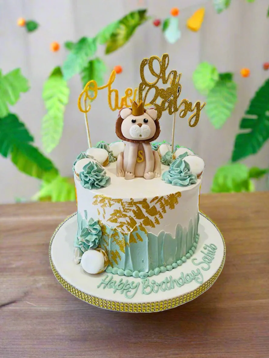 Oh Baby Animal Birthday Cake - Image 3