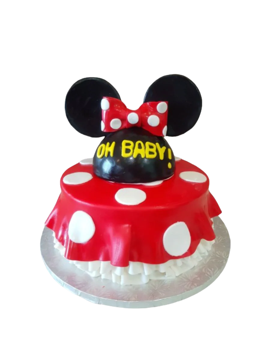 Oh Baby Minnie & Mickey Mouse Cake