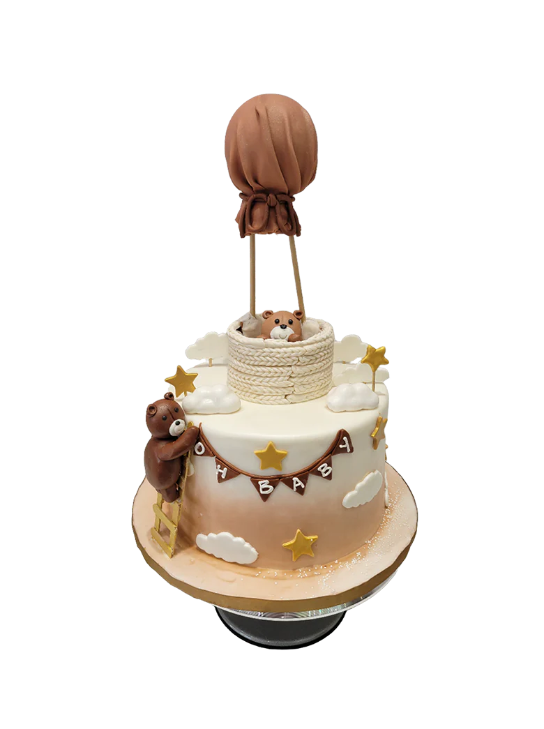 Oh Baby Teddy Fondant Cake