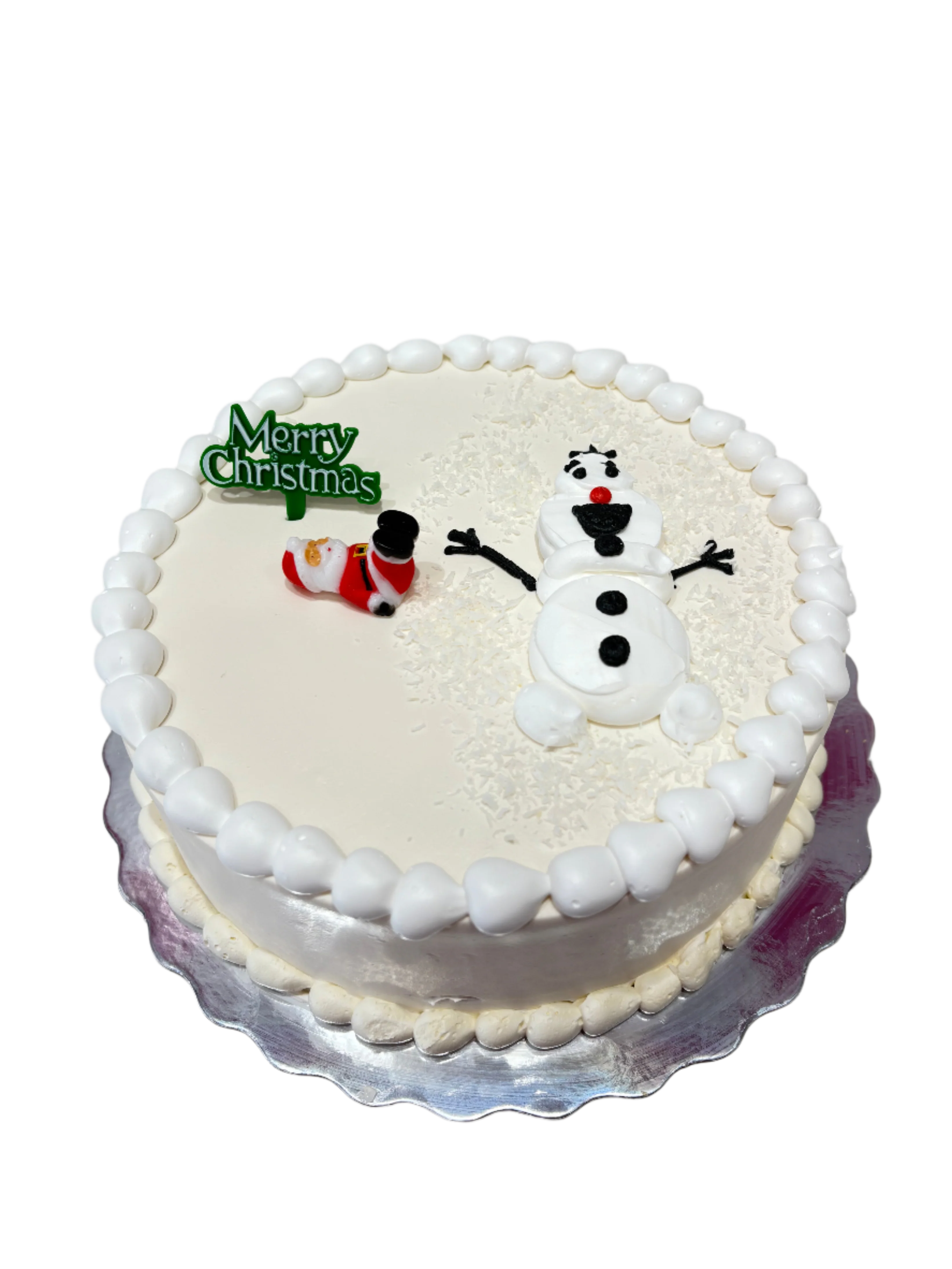 Olaf Santa Christmas Cake