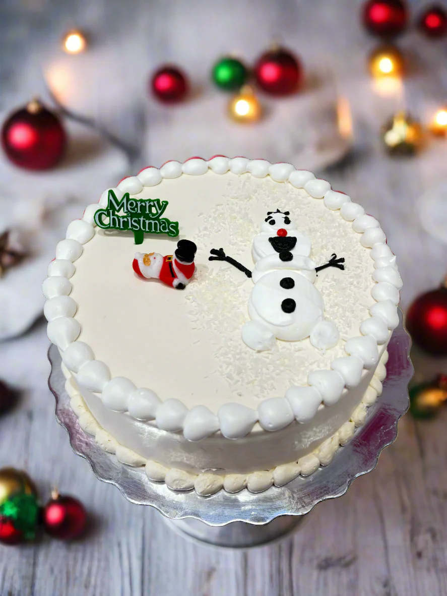 Olaf Santa Christmas Cake - Image 2