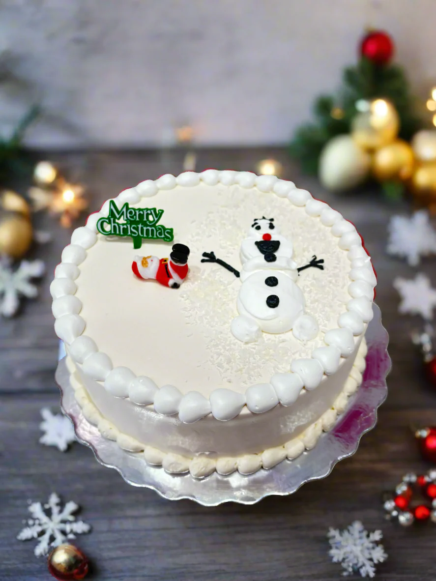 Olaf Santa Christmas Cake - Image 5
