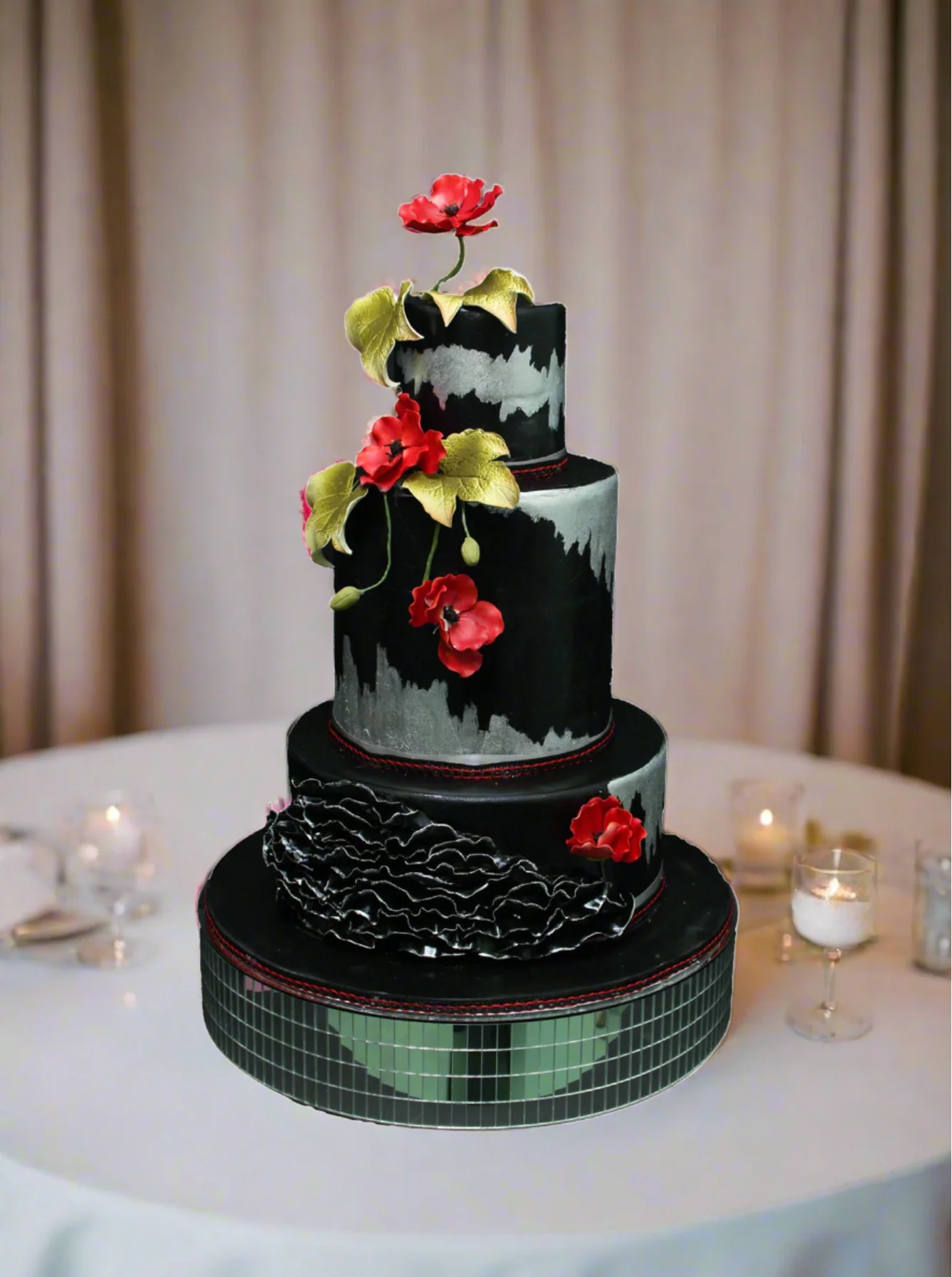Olive Wedding Cake - Image 2