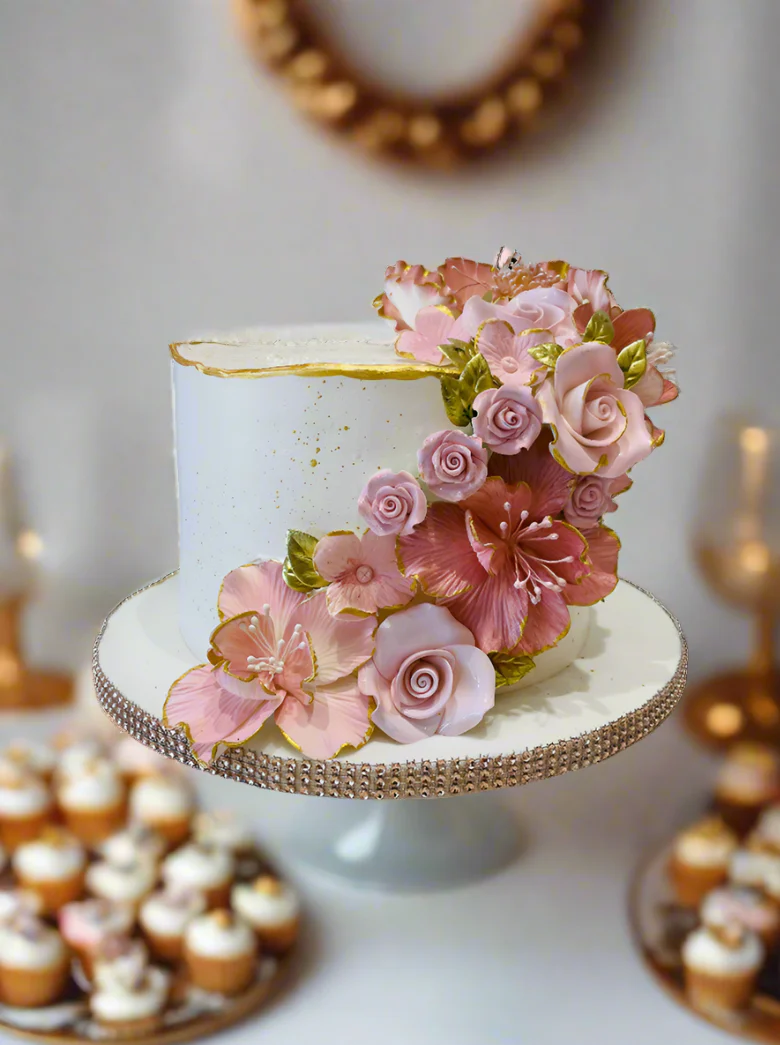 Olivia Rosegold & Pink Cream Cake - Image 4