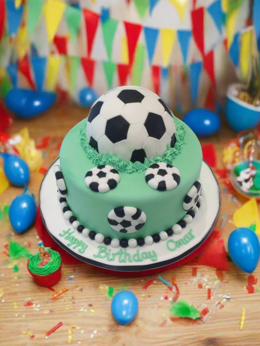 Omar Soccer Cake - Image 4