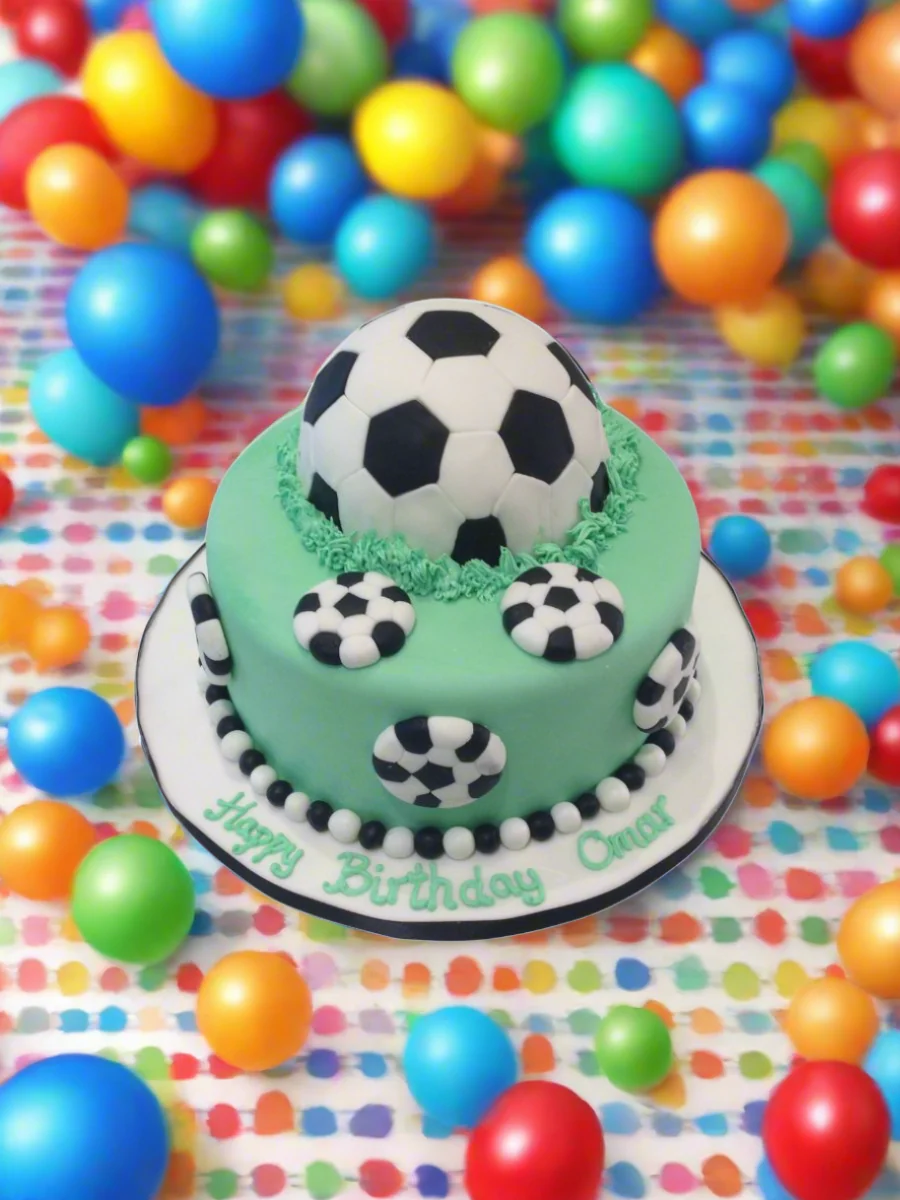 Omar Soccer Cake - Image 5
