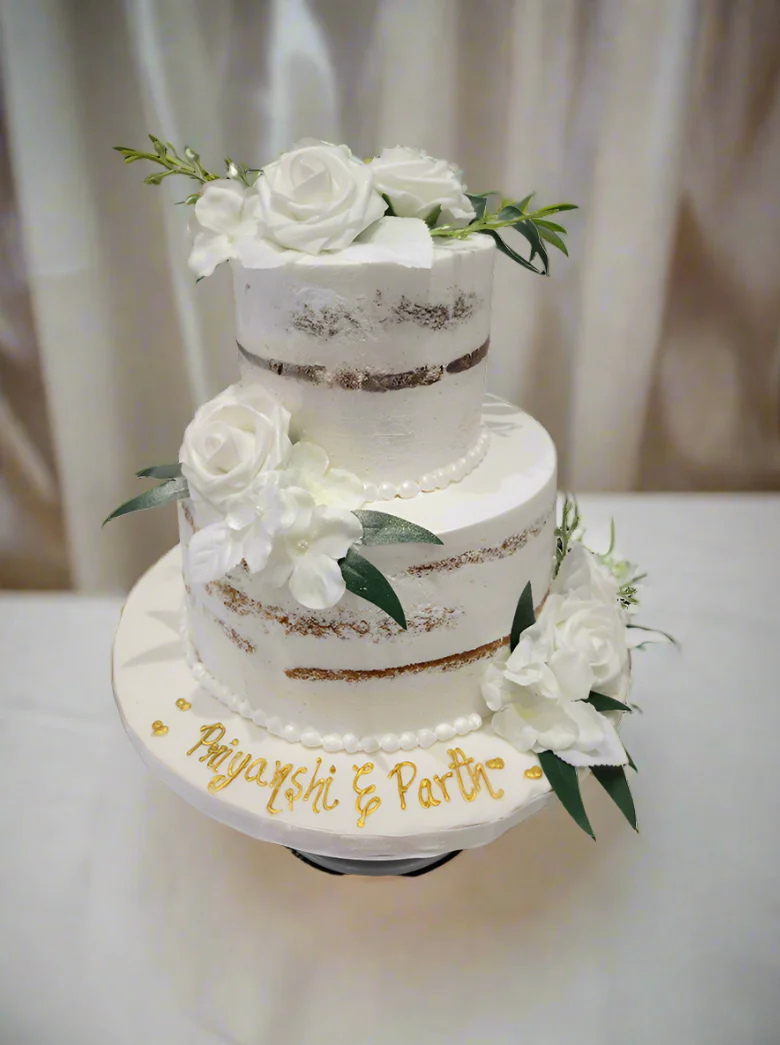 P & P Naked Flower Cake - Image 3